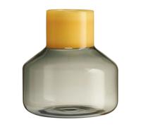 Design Letters Jarrón Generous mediano Ø13 cm Milky yellow-humo