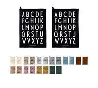 Design Letters Paños de Cocina Juego de 2 | 100% Algodó Trapos de Cocina 60x40 Cm | Toallas de Cocina Multiusos | Paño de Cocina Decorativo Suaves y absorbentes, Certificado Oeko-Tex, Lavar a máquina