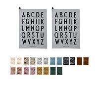 Design Letters Paños de Cocina Juego de 2 | 100% Algodó Trapos de Cocina 60x40 Cm | Toallas de Cocina Multiusos | Paño de Cocina Decorativo Suaves y absorbentes, Certificado Oeko-Tex, Lavar a máquina