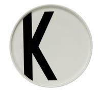 Design Letters Plato con letra Design Letters K