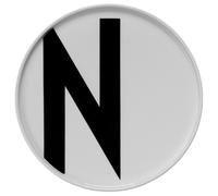 Design Letters Plato con letra Design Letters N