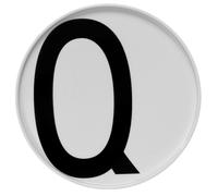 Design Letters Plato con letra Design Letters Q