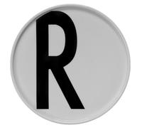 Design Letters Plato con letra Design Letters R