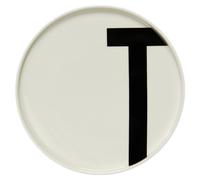 Design Letters Plato con letra Design Letters T