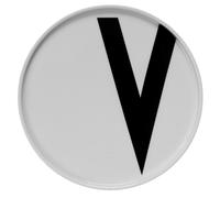 Design Letters Plato con letra Design Letters V