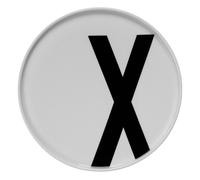 Design Letters Plato con letra Design Letters X