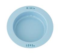 Design Letters Plato hondo Design Letters favorit mini Light blue-love