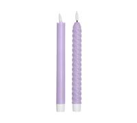 Design Letters Set de 2 velas LED Design Letters Lilac