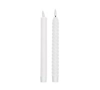 Design Letters Set de 2 velas LED Design Letters Off White
