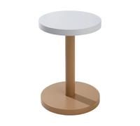 Design Letters Taburete bajo Stord Ø31x45 cm Beige