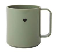 Design Letters Taza con asa Design Letters Mini Love Olive green