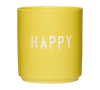Design Letters Taza favorita Design Letters 25 cl Happy-yellow