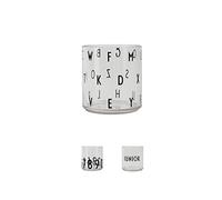 design letters Taza para Beber (A-Z) 175 ml | Vajilla Bebe en Tritan Sin BPA/BPS | Irrompibles Vaso para Agua Lavavajillas | vaso para bebe y niños Transparente | Aptos para Lavavajillas Taza Bebe