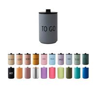 Design Letters Taza Termica 350 ml | Taza de café para Llevar | Vaso Termico café y té | Tazas de Viaje aisladas sin BPA | Taza Térmica de Acero Inoxidable | Termo Cafe para Bebidas frías y Calientes