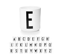 Design Letters Tazas de Cafe (A-Z) | Ideal Regalos Originales para Mujer & Regalos Para Hombre | Tazas Originales para Regalar | Tazas Desayuno | Porcelana Taza Te con Inicial | Taza Cafe 250 Ml
