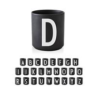 Design Letters Tazas de Cafe (A-Z) | Ideal Regalos Originales para Mujer & Regalos Para Hombre | Tazas Originales para Regalar | Tazas Desayuno | Porcelana Taza Te con Inicial | Taza Cafe 250 Ml