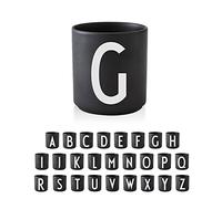 Design Letters Tazas de Cafe (A-Z) | Ideal Regalos Originales para Mujer & Regalos Para Hombre | Tazas Originales para Regalar | Tazas Desayuno | Porcelana Taza Te con Inicial | Taza Cafe 250 Ml