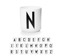 design letters Tazas de Cafe (A-Z) | Ideal Regalos Originales para Mujer & Regalos Para Hombre | Tazas Originales para Regalar | Tazas Desayuno | Porcelana Taza Te con Inicial | Taza Cafe 250 Ml