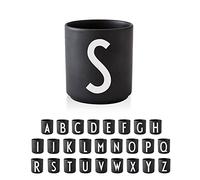 Design Letters Tazas de Cafe (A-Z) | Ideal Regalos Originales para Mujer & Regalos Para Hombre | Tazas Originales para Regalar | Tazas Desayuno | Porcelana Taza Te con Inicial | Taza Cafe 250 Ml