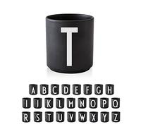 Design Letters Tazas de Cafe (A-Z) | Ideal Regalos Originales para Mujer & Regalos Para Hombre | Tazas Originales para Regalar | Tazas Desayuno | Porcelana Taza Te con Inicial | Taza Cafe 250 Ml