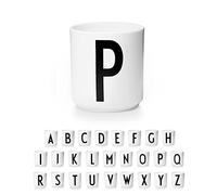 Design Letters Tazas de Cafe (A-Z) | Ideal Regalos Originales para Mujer & Regalos Para Hombre | Tazas Originales para Regalar | Tazas Desayuno | Porcelana Taza Te con Inicial | Taza Cafe 250 Ml