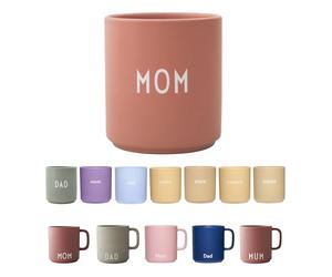Design Letters Tazas de Cafe MOM | Regalo Dia de la Madre | Taza Personalizada Porcelana | Tazas Desayuno Regalos Originales para Mujer | Taza de Mamá Apto para lavavajillas | Tazas de te | 330 Ml