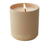 Design Letters Vela perfumada Design Letters Ø8 cm Hello-beige
