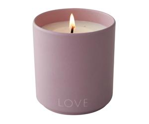 Design Letters Vela perfumada Design Letters Ø8 cm Love-lavender