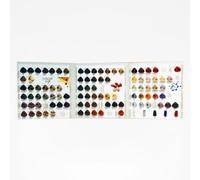 DESIGN LOOK Carta Lux 119 Tonos Mask + Color Crazy, Único, Estándar