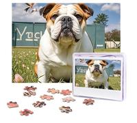 Design - Rompecabezas con nombre, 500 piezas, rompecabezas personalizados con fotos con bolsa de almacenamiento, rompecabezas desafiante para adultos, decoración del hogar, boda (52 x 38 cm)