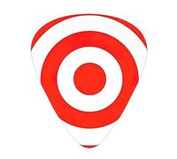 Design Target - Paleta de guitarra (12 unidades, apto para bajo, guitarra eléctrica, banda sonora, Yukrili