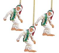 Design Toscano Adorno navideño, a Todo Color, 7.6 cm, Juego de Tres