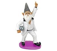 Design Toscano Garden Statue-Disco Tony GNOME Fever, Estatua de Fiebre, Piedra, Multicolor, 11.5 x 19 x 34.5 cm