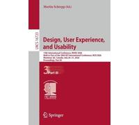 Design, User Experience, and Usability: 15th International Conference, DUXU 2026, Held as Part of the 28th HCI International Conference, HCII 2026, ... (Lecture Notes in Computer Science, 16723)