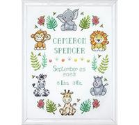 Design Works Counted Cross Stitch Kit 11"X14"-In the Jungle (14 Count)