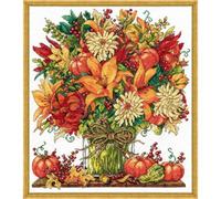 Design Works Crafts Fabulous Fall - Kit de punto de cruz, multicolor
