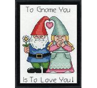 Design Works Crafts Gnome Love - Kit de punto de cruz