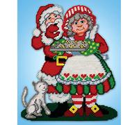 Design Works Crafts Mrs Claus' Cookies - Kit de lona de plástico