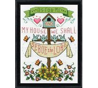 Design Works Crafts My House - Kit de punto de cruz