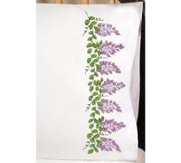 Design Works Crafts Tobin - Juego de 2 Fundas de Almohada Estampadas, 50,8 x 76,2 cm, Wisteria