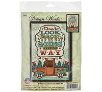 Design Works Crafts Tobin Kit de Punto de Don 't Look Back, Multicolor