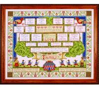 Design Works Ink Stammbaum Kit de Punto de Cruz, Algodón, 16 x 20 Pulgadas, 14 Unidades, 12x0.38x9 Inches