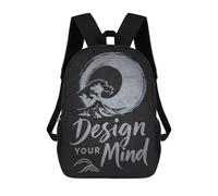 Design Your Mind - Zen Wave Enso Manifestation 17inch Mochila Escolar Impresa En 3D Para Niños, Mochila Escolar Informal De Moda, Mochilas De Viaje Para Niños Y Estudiantes.