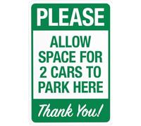 Designated Parking Area Sign Metal Notice for Apartment Complex Wall Decoration 8 X 12 in
