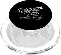 Designated Voter Democracy Voting Gift For Registered Voters PopSockets PopGrip para MagSafe