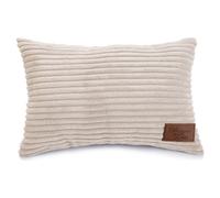 Designed by Lotte Cojín Ribbed Gris Claro 35x23x6 CM Lavable a Máquina