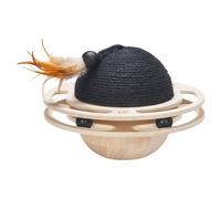 Designed by Lotte Pelota de Juego Baya Madera Negra para Gatos 30x30 cm Juguete