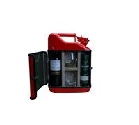 Designed by Man 399451 Gift Set, Steel & Wood, Red