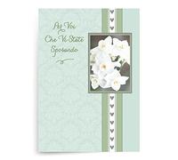 Designer Greetings Tarjetas de boda en idioma italiano, "Per Voi Che Vi State Sposando" For You Who Is Getting Married (paquete de 6 tarjetas con sobres/6 biglietti di auguri e buste)