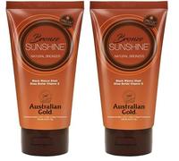 Designer Skin Bronce Sunshine Natural Bronceador Sunshine Sunbed Dark Tanning Free Paraben Loción con Manteca de Karité, 130 Ml (Paquete de 2)